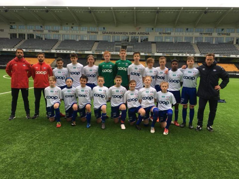 Her er G14-laget som gikk til topps i Kristiansand. Vi gratulerer!