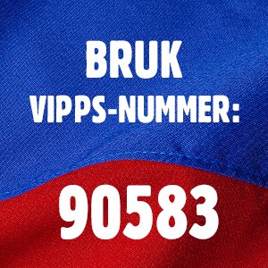 Bruk VIPPS-nummer: 90583
