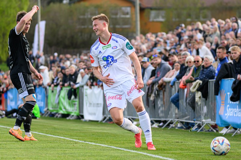 Brage Skaret er klar for FFK. Her fra cupkampen mot Kolbu tidligere i år (Foto: Morten Mitchell Larød / SPORTFOTO)