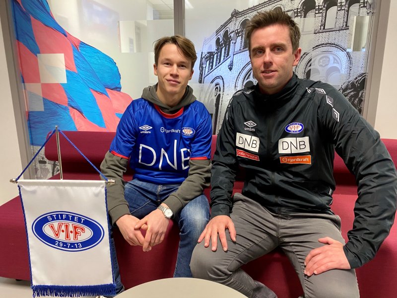 Sandmoen ble tatt opp i A-stallen i desember, og har kontrakt med Vålerenga ut 2022 (Foto: VIF Media)