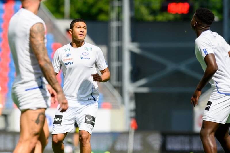 Jacob Dicko Eng starta for Norge i tirsdagens finale (Foto: Morten Mitchell Larød / SPORTFOTO)