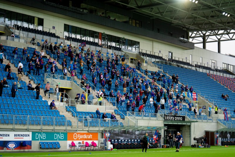 Slik ser det ut når Vålerenga spiller på Intility Arena (Foto: Fredrik Hagen / NTB scanpix)