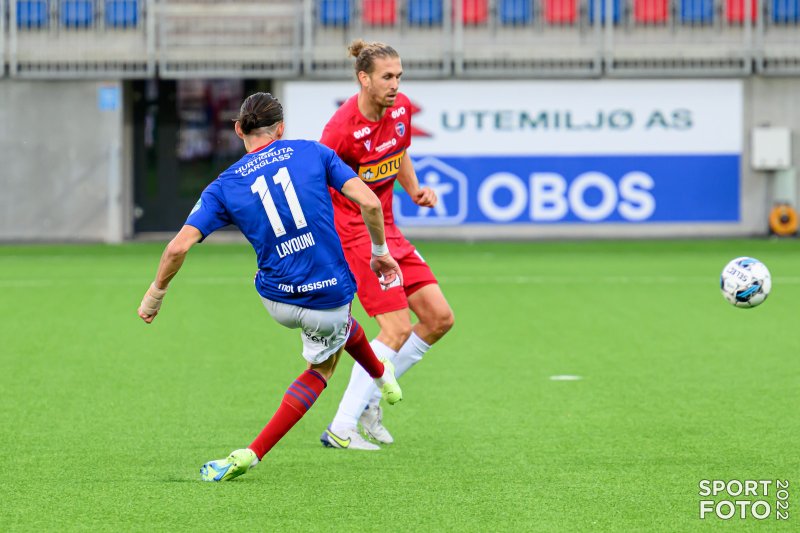 Layouni curla inn sitt andre for kvelden (Foto: Morten Mitchell Larød / SPORTFOTO)