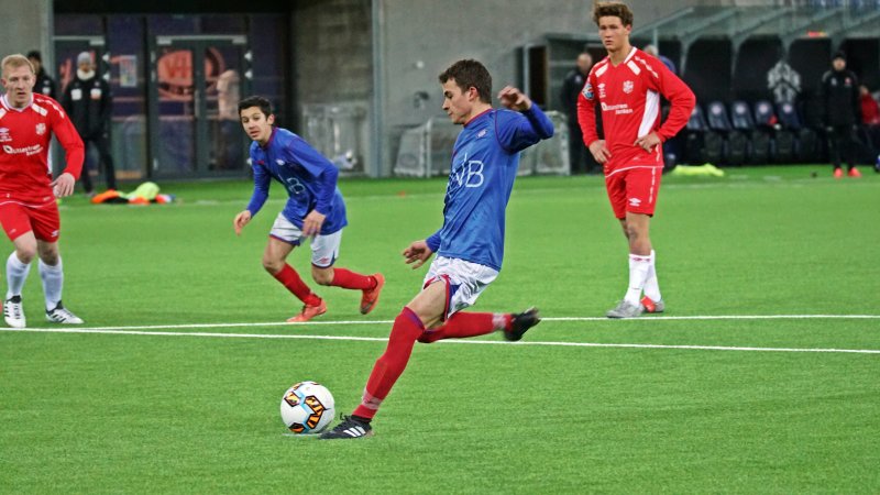 Vålerengas toppscorer i 2. divisjon fikk sin debut for A-laget i tirsdagens treningskamp (Foto: Kenneth Berger)