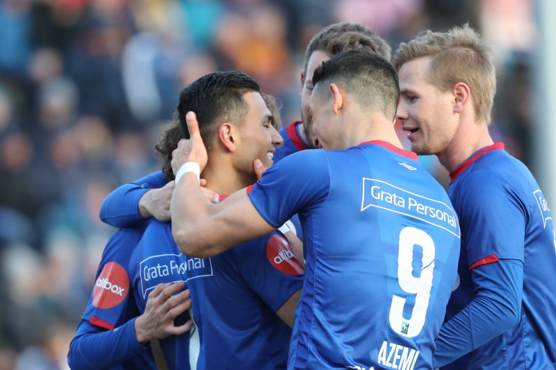 Det var mye å juble for forrige gang Vålerenga var på besøk i Stavanger. Kan vi gjenta suksessen mandag kveld? (Foto: Geir Olsen / NTB scanpix)