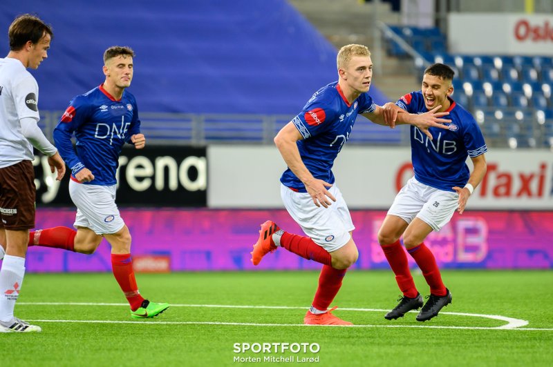 Henrik Bjørdal scora to mål på under to minutter i lørdagens kamp mot Mjøndalen (Foto: Morten Mitchell Larød / SPORTFOTO)