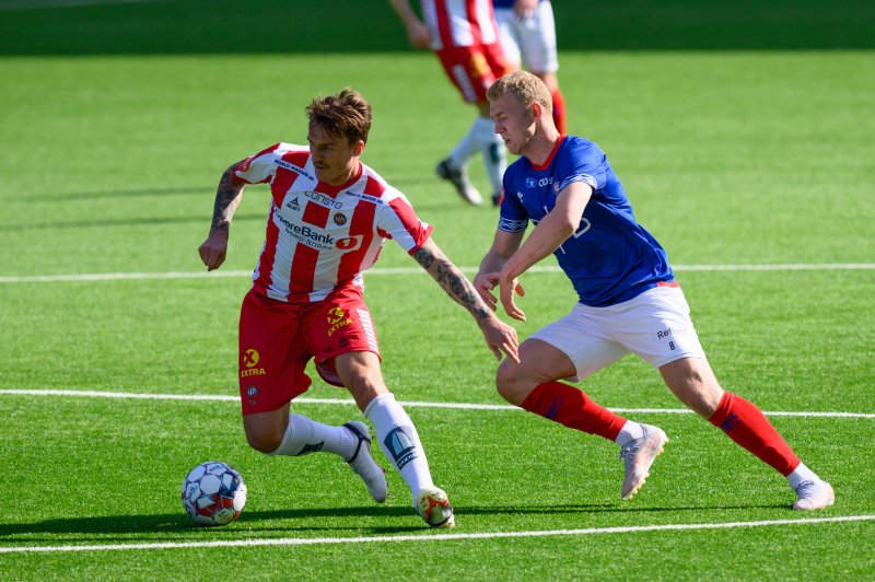 Henrik Bjørdal satte inn Vålerengas første i oppgjøret mot Tromsø (Foto: Morten Mitchell Larød / SPORTFOTO)