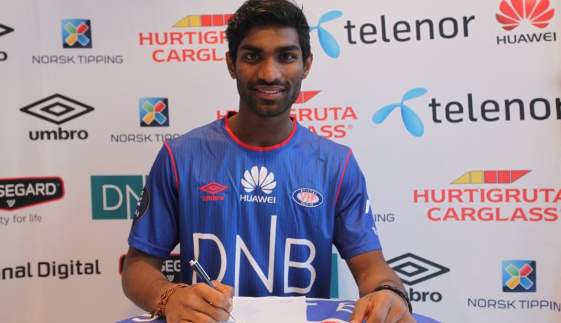 Madhusan Sandrakumar signerte A-lagskontrakt tidligere i høst