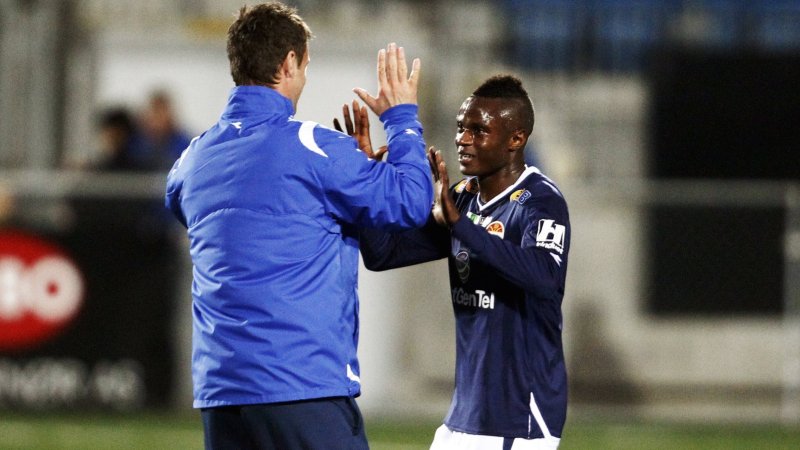 Ronny Deila og Muhamed Keita tok seriegull med Strømsgodset i 2013. Nå gjenforenes de i Vålerenga (Foto: Digitalsport)