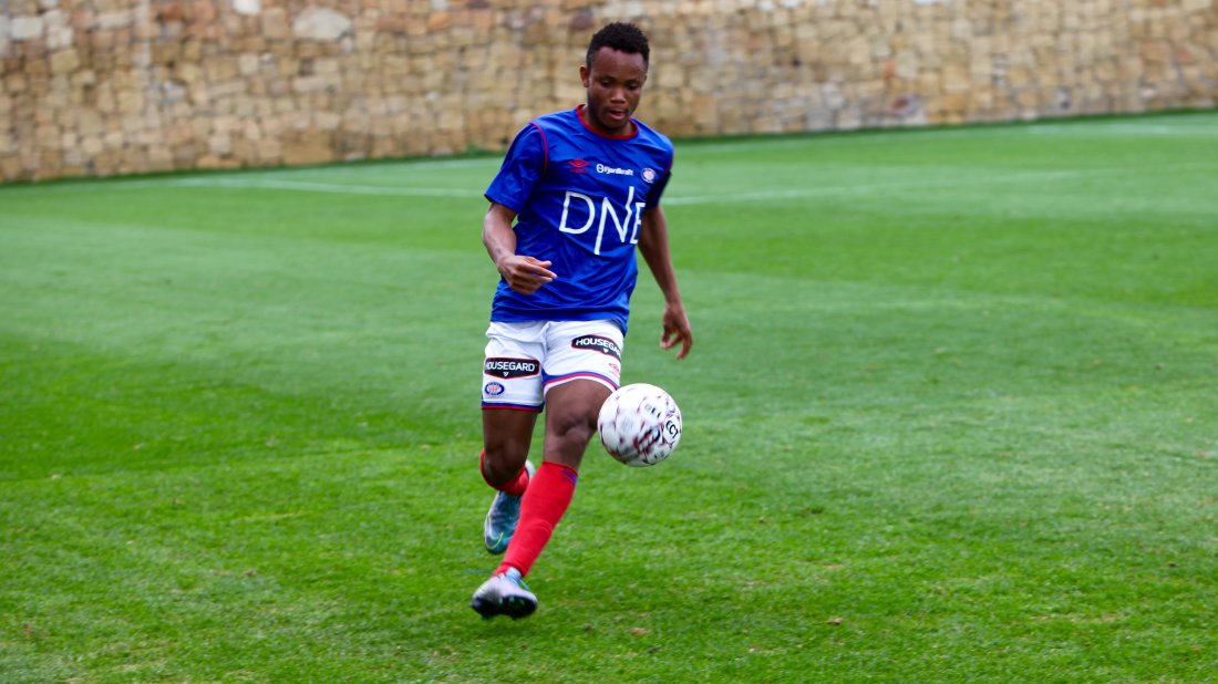 Chidera Ejuke i aksjon mot IFK Mariehamn på Marbella (FOTO: VIF Media)