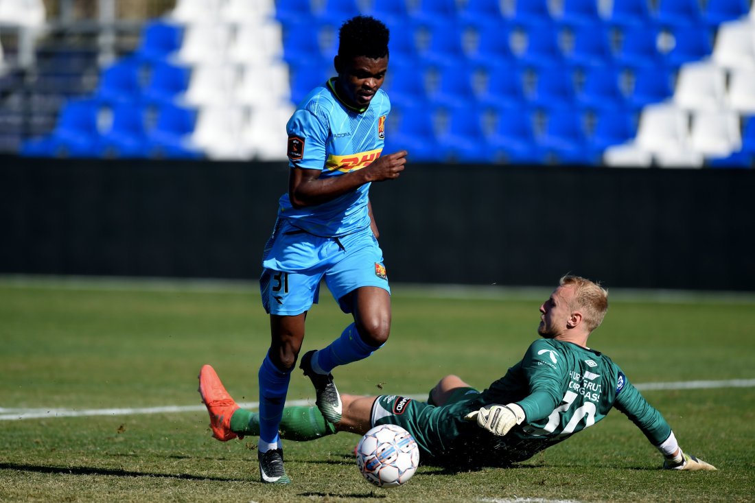 Godsway Donyoh scora kampens første mål for Nordsjælland (Foto: Digitalsport)