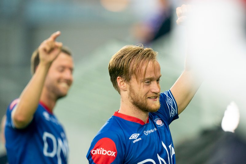 Bård Finne skaffa straffe, scora på straffe og lagde straffe i kampen mot Skeid (Foto: Fredrik Hagen / NTB scanpix)