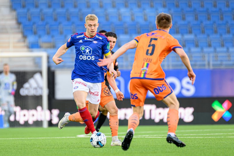 Henrik Bjørdal fikk årets største sjanse rett etter pause (Foto: Morten Mitchell Larød / SPORTFOTO)