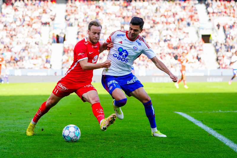 Finne og Oldrup i duell (Foto: Bjørnar Morønning / NTB)