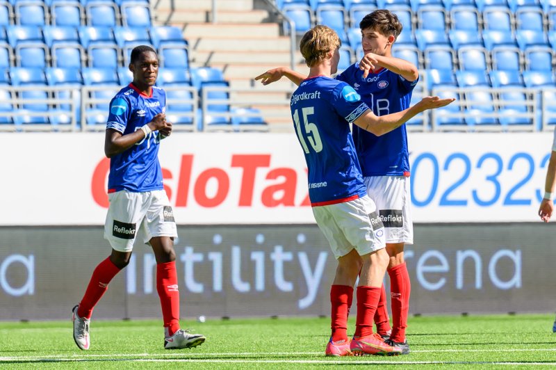 Magnus Beck Riisnæs scora to mot Florø. Her fra en tidligere kamp på Intility Arena (Foto: Morten Mitchell Larød / SPORTFOTO)