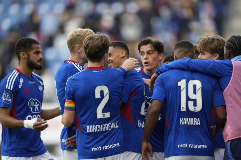 Det var mye å juble for på Oslo øst søndag kveld (Foto: Terje Bendiksby / NTB)