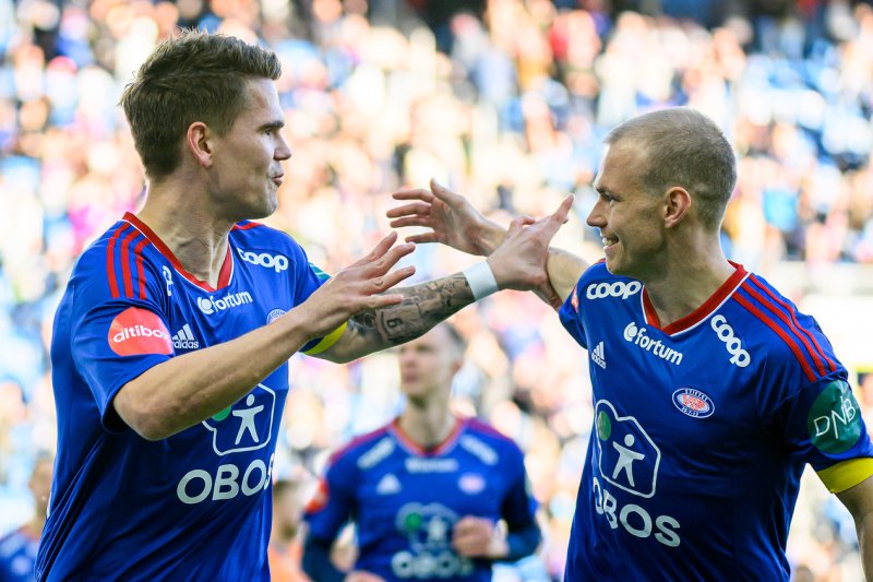 Kjartansson satte inn sitt 3. for året i søndagens bortemøte med Sandefjord (Foto: Morten Mitchell Larød / SPORTFOTO)