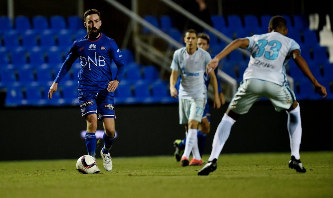 Magnus Lekven var god i den sentrale midtbanerollen mot Zenit St. Petersburg (Foto: Digitalsport)