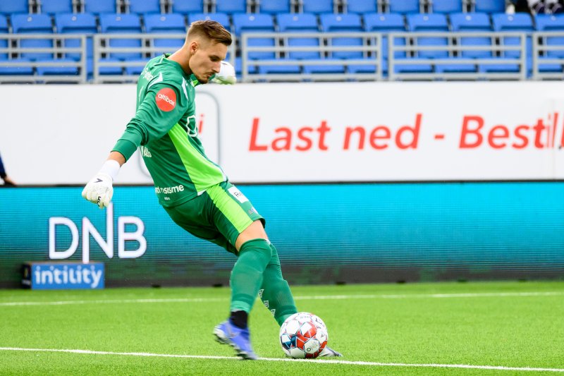 Kjetil Haug har holdt nullen i seks A-kamper på rad, men mot Ullern måtte han kapitulere (Foto: Morten Mitchell Larød / SPORTFOTO)