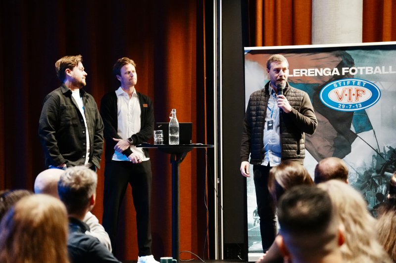 Guru Utvikling ved Steffen og Stig Aaserud presenterte seg på torsdagens nettverkstreff (Foto: Vålerenga)
