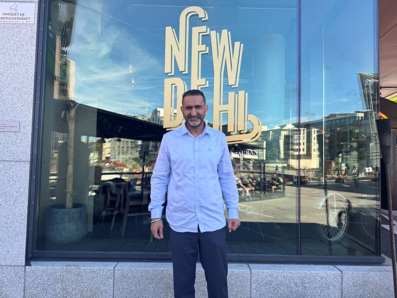 Daglig leder i New Dehli Restaurant på Tjuvholmen, Baljit Singh.